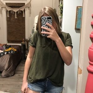 Ivy green H&M loose fit shirt